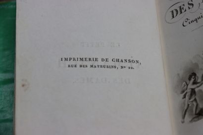 null [PETITS ALMANACHS] , 6 volumes including :



ALMANACH LYRIQUE DES DAMES, Paris,...