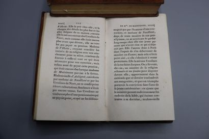 null MAINTENON (Mme de). Letters of Mrs. de Maintenon, Preceded of her life. New...