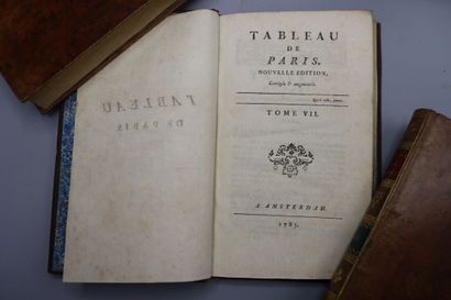 null [MERCIER (Louis-Sébastien)] - TABLEAU DE PARIS, Nouvelle édition, corrigée et...