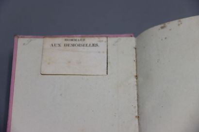 null [PETITS ALMANACHS] , 6 volumes including :



ALMANACH LYRIQUE DES DAMES, Paris,...