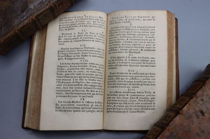 null [EAUX et FORETS], Réunion de deux ouvrages 

Ordonnance de Louis XIV roi de...
