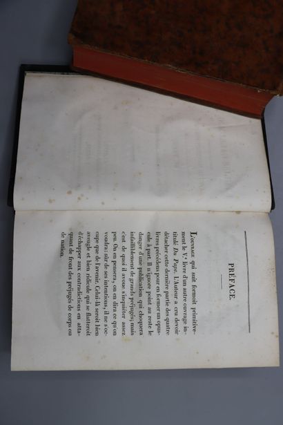 null MAISTRE (Comte Joseph de). Ensemble de 4 ouvrages :



Du Pape. Lyon, Pélagaud,...