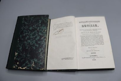 null MATHIEU de DOMBASLE (C.-J.-A.). Annales Agricoles de Roville, ou Mélanges d'Agriculture,...