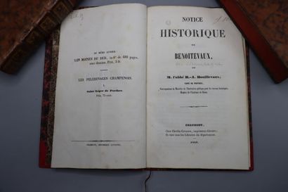 null [LORRAINE] - BOUILLEVAUX (R.-A.). Historical note on Benoitevaux. Chaumont,...
