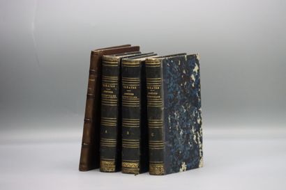 null [THEÂTRE XVIIIe et XIXe siècles - RECUEIL FACTICE] - Ensemble de 3 volumes in-8...