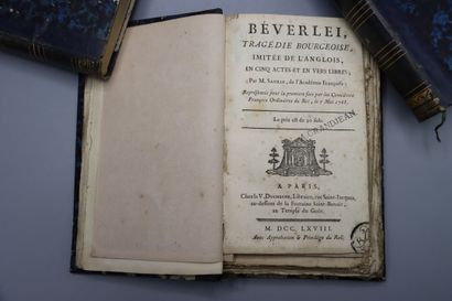 null [THEÂTRE XVIIIe et XIXe siècles - RECUEIL FACTICE] - Ensemble de 3 volumes in-8...
