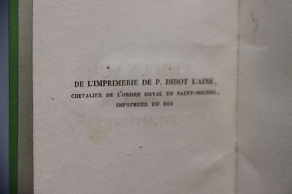 null [PETITS ALMANACHS] , 6 volumes including :



ALMANACH LYRIQUE DES DAMES, Paris,...