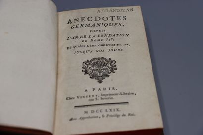 null Bel ensemble d'ANECDOTES en 11 volumes dont :



- ANECDOTES DU NORD [Hornot,...