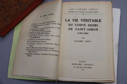 null SAINT-SIMON (Henri, Count of) and ENFANTIN (Prosper). Works of Saint-Simon &...