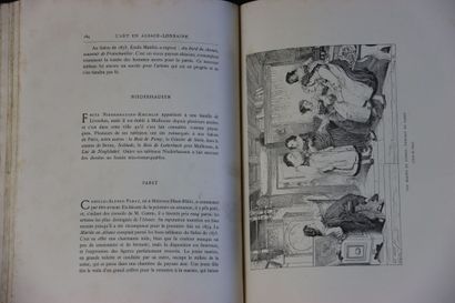 null [ALSACE-LORRAINE], Ménard (René). L'ART EN ALSACE-LORRAINE. Paris, Libraires...