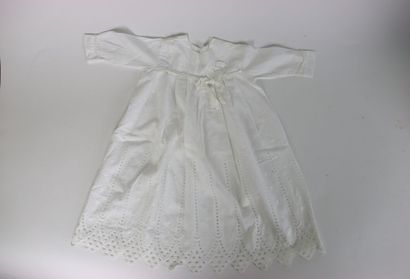 null Dress of baptism. Length : 58 cm