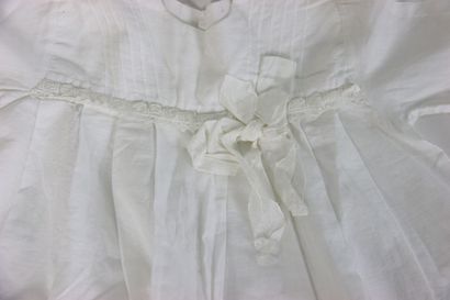 null Dress of baptism. Length : 58 cm