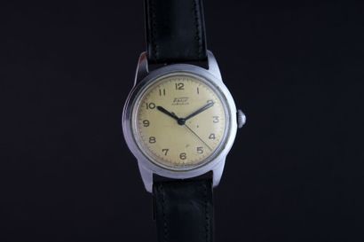 TISSOT Jubileum réf.6770-4 Montre bracelet en acier. Boitier rond. Fond vissé. Couronne...