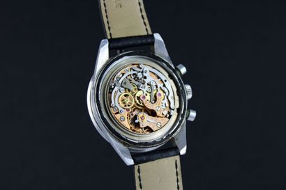 OMEGA Speedmaster réf.105.003-65 Montre chronographe bracelet en acier. Boitier rond,...