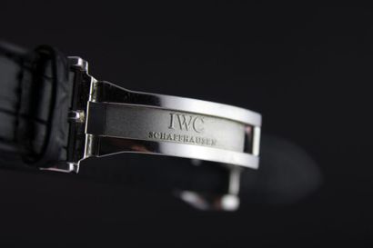 IWC Portuguese Valence CF réf.3714 Chronographe bracelet en acier. Boitier rond....