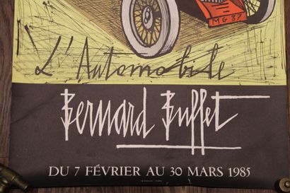 null [AFFICHE], Affiche illustré par Bernard Buffet, L'Automobile. Paris, Exposition...