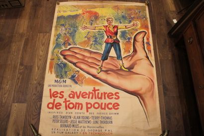 null [AFFICHE], Affiche originale Les Aventures de Tom Pouce, d'après Roger Soubie....