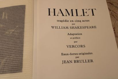 null SHAKESPEARE William. HAMLET Tragedy in five acts. Adaptation and preface by...