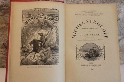 null JULES VERNE, Meeting of three works, Edition Hachette, including : 

- L'Ile...