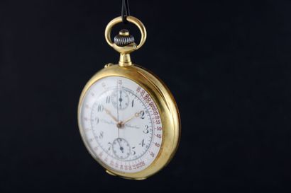 null F.Rôtig ( successeur Galibert), Havre
Montre chronographe gousset en or jaune....