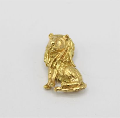 null Pendentif en or jaune 18K (750/1000) figurant un lion.
Poids : 3,4g
Dimensions...