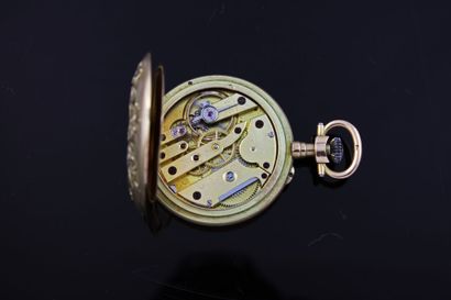 null G.TRIBAUDEAU
Neck watch in 18k yellow gold. Round case. Back with double bowl,...