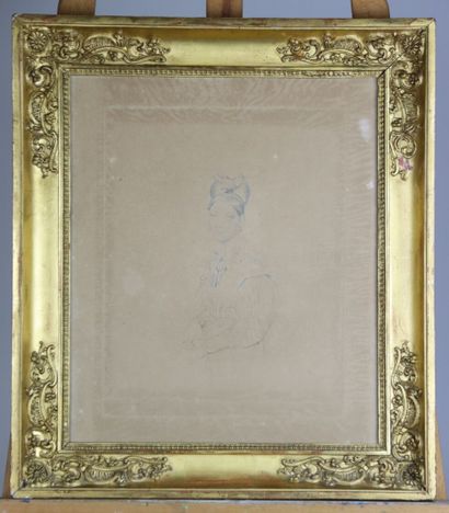  Jean-Auguste-Dominique INGRES (1780-1867). ( D'âpres). Portrait de Mlle de Boimard... Gazette Drouot
