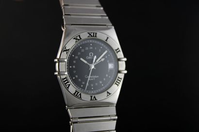 null OMEGA Constellation Manahttan GMT réf. 396.1060
Montre bracelet en acier. BOitier...