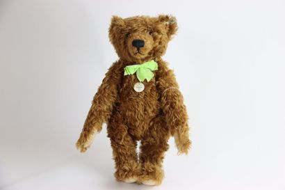 null STEIFF. Teddy Bear 1905 replica avec étiquette et puce. Hauteur : 45 cm. 