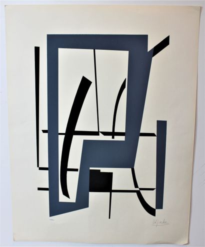 null Robert JACOBSEN (1912-1993)
Untitled.
Serigraph in colors signed and numbered12/...