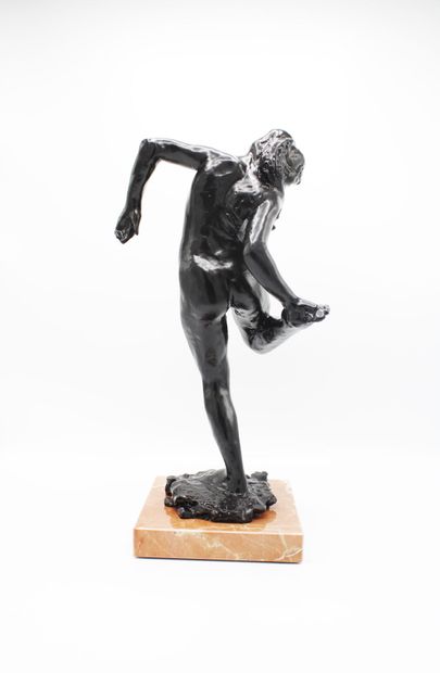 null Edgar DEGAS (1834-1917), after
"Dancer looking at the sole of her foot".
Sculpture...