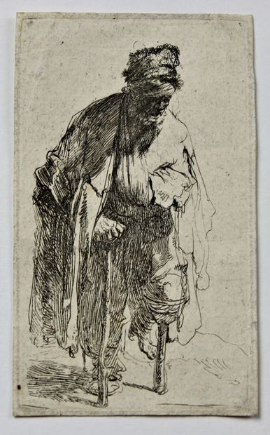 null REMBRANDT VAN RIJN (1606 - 1669)
Three subjects: Beggar with a wooden leg, Abraham...