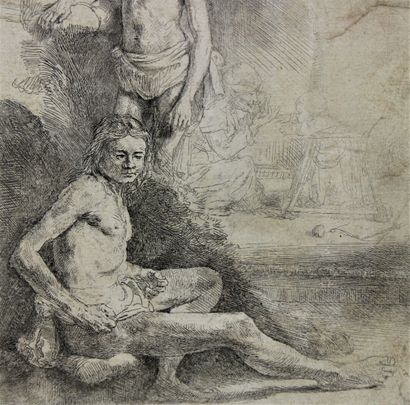 null REMBRANDT VAN RIJN (1606 - 1669)
Three subjects: Beggar with a wooden leg, Abraham...