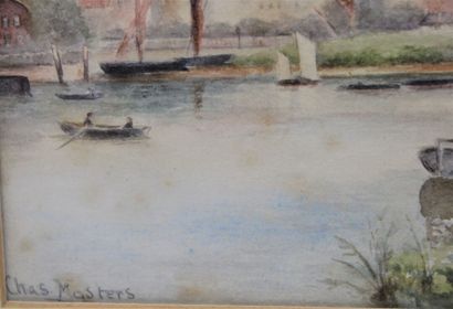 null Charles MASTERS (XIX - XXth)
Thames at Chiswick' early 20th century
Watercolor...