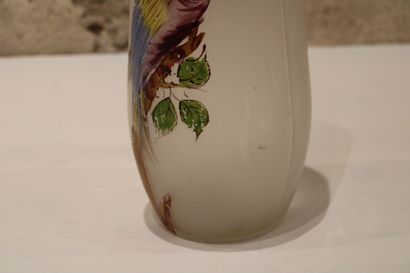null François-Théodore LEGRAS (1839-1916) (in the taste of). Vase in opalescent glass...