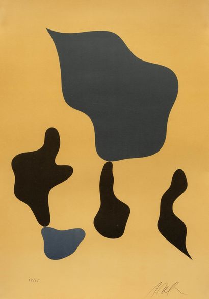 Composition mit fünf Formen (Composition with Five Shapes), 1964 Composition mit... Gazette Drouot