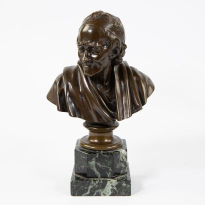 Ferdinand BARBEDIENNE (1810-1892) Ferdinand BARBEDIENNE (1810-1892)
Buste en bronze... Gazette Drouot
