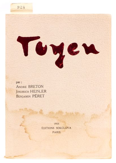 Andre Breton (1896-1966) Toyen (1902-1980) TOYEN
1953
Book format 8°, 20x15 cm. 104... Gazette Drouot