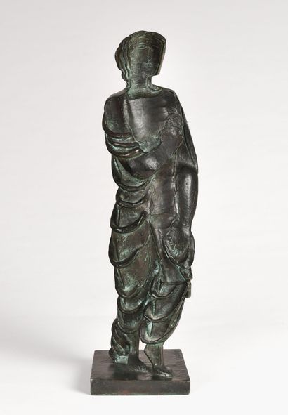 Zadkine Ossip 1890 - 1967, France Figurine drapée (1929)
Sculpture
Bronze
Patine... Gazette Drouot