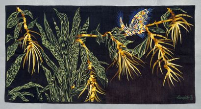 Lurçat Jean 1892 - 1966, France Noir et vert
Tapisserie murale
Sig. dans le tissage... Gazette Drouot