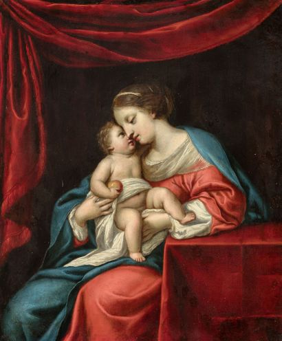 Mengs (entourage) Anton Raphael 1728 - 1779, Allemagne La Vierge à l'enfant
Huile... Gazette Drouot