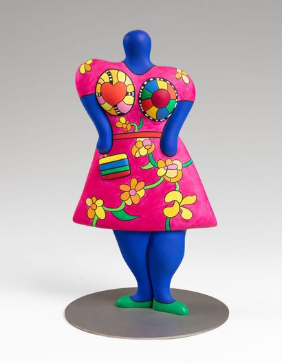 de Saint Phalle Niki 1930 - 2002, France Nana with handbag, vase (vers 2000)
Sculpture
Résine... Gazette Drouot