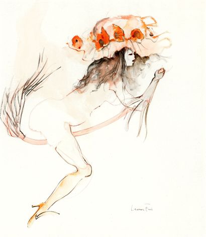 Fini Leonor 1908 - 1996, France La sorcière
Aquarelle sur papier
Sig.
33 x 29 cm
Gal.... Gazette Drouot