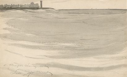 Spilliaert Léon 1881 - 1946, Belgique Vue de la mer sur Ostende depuis Bredene (1904)
Dessin... Gazette Drouot
