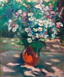 Jean PUY (1876 - 1960) Bouquet de fleurs champêtre Huile sur toile signée et daté...