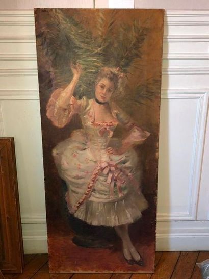 null Ecole du début du Xxe siècle

"Danseuse à la palme et aux rubans"

Huile sur...