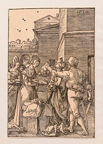 null Albrecht DURER (1471 - 1528)
LA DECOLLATION DE SAINT JEAN BAPTISTE
Gravure sur...