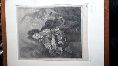 null D'après Nicolas DE LARGILLIERE (1656-1746)

"Portrait d'homme à la perruque"

Gravure...