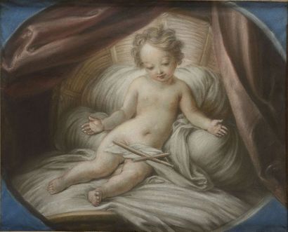 null Charles Antoine COYPEL

(Paris, 1694 - 1752)

L'Enfant Jésus dans son berceau

Circa...