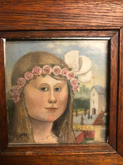 null Madeleine LUKA (1894-1989)

Portrait de jeune fille au serre tête

Huile sur...